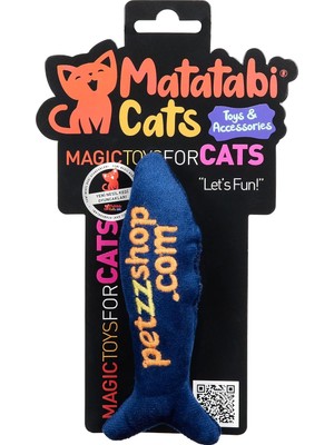 Braventa Collection Matatabi Cats Jr.fish Balık Şekilli Kedi Oyuncağı 15CM