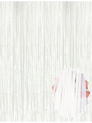 Evvano Soft Beyaz Renk Duvar ve Kapı Perdesi Ithal 100X200 cm