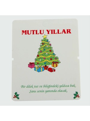Mutlu Yıllar Bileklik Kartı 200 Adet