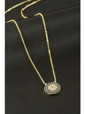 Bijuteri Net Nazar Zirkon Taşlı Kolye