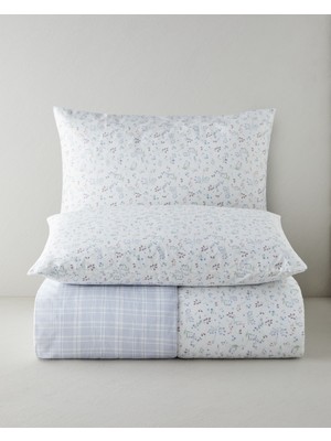 English Home Sweety Meadow Kolay Ütülenir Çift Kişilik Nevresim Seti 200X220 cm Lila