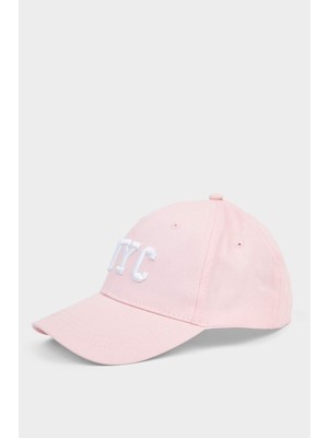 DeFacto Kadın Nakış Pamuklu Cap Şapka N6328AZ26SM