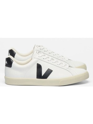 Veja Beyaz - Siyah Kadın Sneaker Esplar Logo Leather
