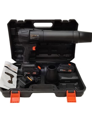 Kraft Hart Jet Turbo Hava Üfleyici Fan Şarjlı 21V 1080W Elde Kullanılır Güçlü Temizlik Aracı