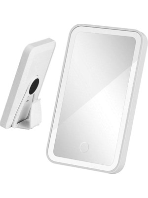 Hpytech🌟 Dokunmatik LED Araç Makyaj Aynası Işığı – Şarjlı Taşınabilir Güneşlik Lambası 🚗💡