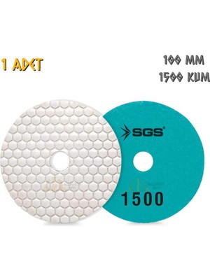 Sgs Elmas Polisaj Pedi Mermer-Granit-Fayans - Kuru - 1500 Kum - 1 Adet