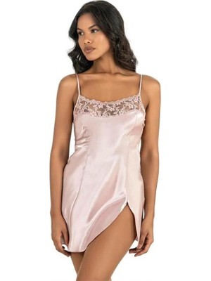 Aria's Closet Arias Closet Pudra Kısa Saten Gecelik 8217