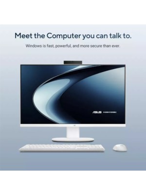 Asus V440VAK-C38256B0D Core 3 100U 8gb Ddr5 256GB Nvme SSD 23.8'' IPS Fhd Freedos Siyah Kablosuz Mouse-Klavye All In One Bilgisayar