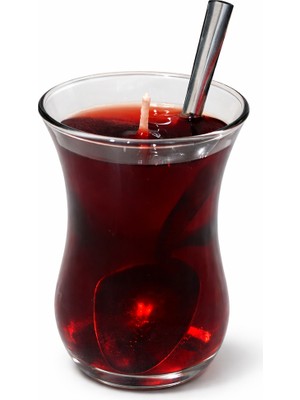 Waxera %100 Doğal Jel Wax Bergamot Kokulu Çay Bardağı Mum – Dekoratif Bardak Tasarım |