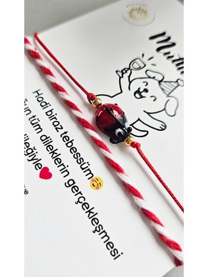 Mith Sb Takı El Yapımı Murano Cam Leylek Marteniçka Bileklik