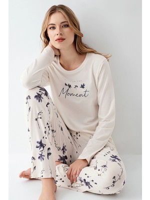Arnetta 3411-S Kadın Uzun Kol Pijama Takım