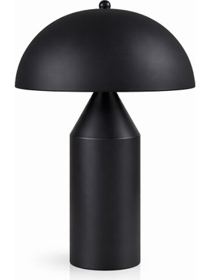 Noya Lighting Masa Lambası - Gece Lambası - Siyah Abajur - Lüks Abajur Modelleri - Masa Üstü Aydınlatma - 45 cm
