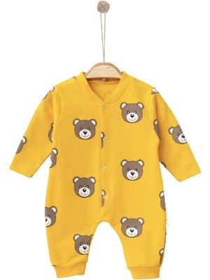 Efemkids 0/9 Ay Unisex %100 Pamuklu Bebek Takım Çıtçıtlı Esnek Rahat Yenidoğan Tulum Takım