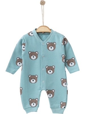 Efemkids 0/9 Ay Unisex %100 Pamuklu Bebek Takım Çıtçıtlı Esnek Rahat Yenidoğan Tulum Takım