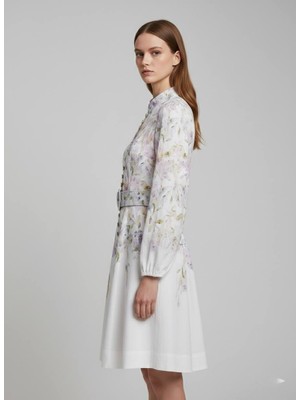 Rabiossa Kadın Kısa Çiçekli Elbise