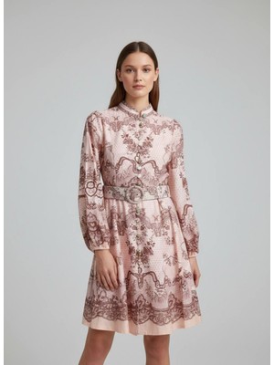 Rabiossa Kadın Kısa Çiçekli Elbise