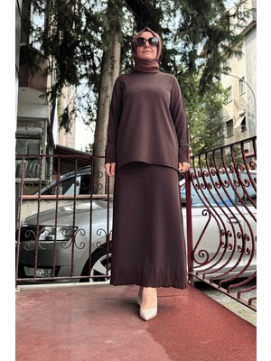 Misswhence Triko Takım Kahve MISS240-2409