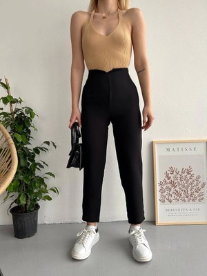 Aesco Atlas Fletolu Pantolon Siyah