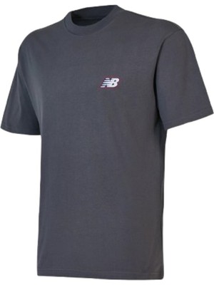 New Balance Nb Lifestyle Men Tshirt MNT1647-GRY Gri Tişört
