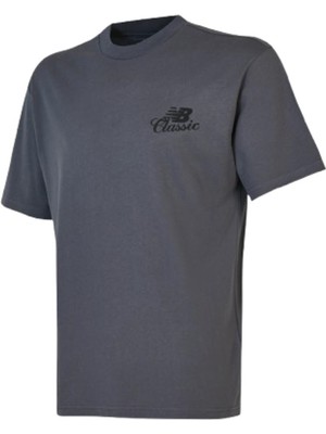 New Balance Nb Lifestyle Men Tshirt MNT1643-GRY Gri Tişört