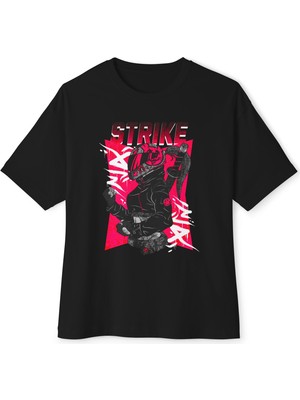 Tişört Kodu Strıke – Oversize Kadın Tişört