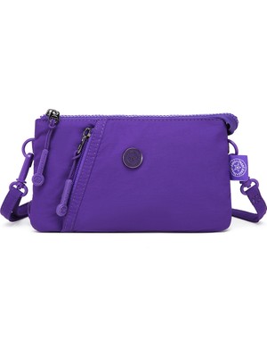 Smart Bags Mor Ultra Hafif Kumaş Günlük Küçük Boy Kadın Telefon Para ve Kart Çantası