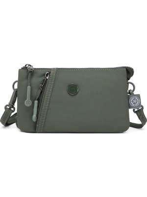 Smart Bags Haki Ultra Hafif Kumaş Günlük Küçük Boy Kadın Telefon Para ve Kart Çantası