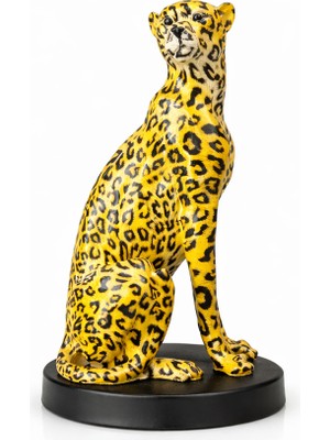 Noya Lighting Dekoratif Ürünler - Dekor Ürünleri - Leopar - Leoparlı Pop Art Dekor Ürünleri - 32*25CM