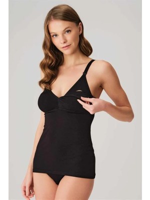 Aesco Arias Closet Modal Pamuklu Lohusa Önden Açılan Emzirme Atleti