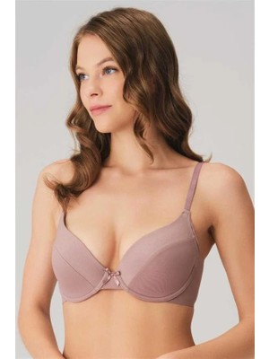 Aesco Arias Closet Balenli Desteksiz Dolgusuz Kol Altı Genişletilmiş Sırtı Yapıştırma Günlük T-Shirt Sütyeni