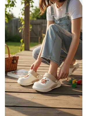 Moda Fiesta Dolgu Taban Ortopedik Terlik Hemşire Hastane Bahçe Günlük