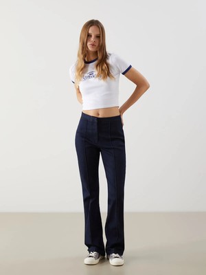 Lc Waikiki Yeni Sezon Dar Fit Ispanyol Paça Kadın Pantolon