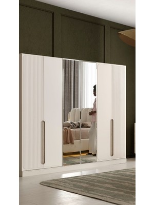 Aydınev Cadiz 6 Kapılı Dolap