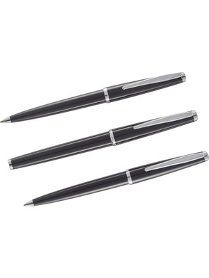 Braventa Collection Scrikss 33 Dolma Kalemtükenmez Kalemversatil Kalem Takım Siyah