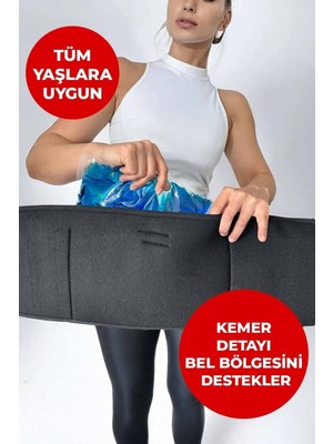 Baffhome Regl Özel Gün Adet Kemeri Karın Bel Ağrı Giderici Kesici Korse Soğuk Sıcak Tutucu Su Torbası