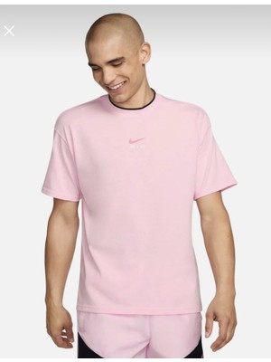 Nike Sportswear Swoosh Air Loost Fit Short-Sleeve Pembe Erkek T-Shirt FN7723-663