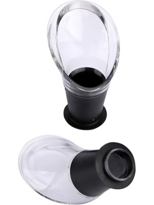 Braventa Collection Vacu Vin Şarap Sunucusu, Siyah, 2 Adet