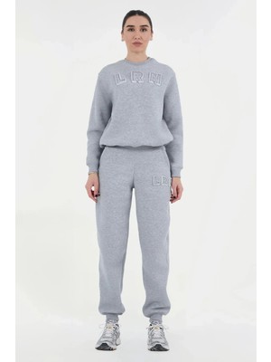 Lrn Oversize Eşofman Üstü - Gri