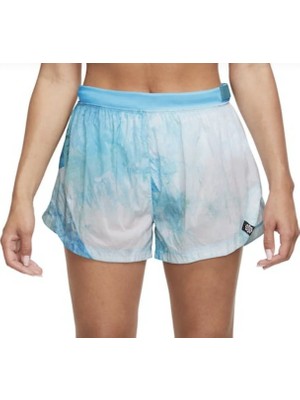 Nike Dri-Fıt Repel Normal Belli 8 cm Slip Astarlı Cepli Mavi Kadın Şort DX1021-085