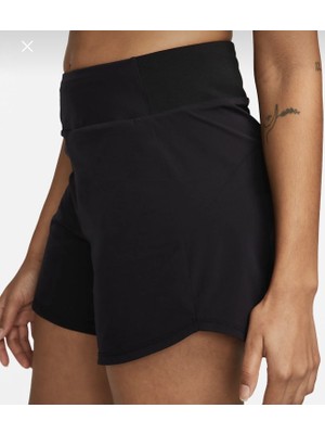 Nike Bliss Dri-Fıt Normal Belli 13 cm Slip Astarlı Siyah Kadın Şortu DX6020-010