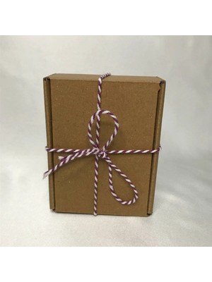 Bisaccia Mor Beyaz Iki Renkli Ip Paketleme Ipleri Süs Ip Mor Bileklik Ipi - 10 Metre