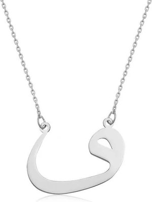 Özcömert Silver Gümüş Vav Bayan Kolye