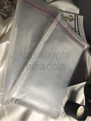 Bisaccia 15X25CM (Kapak Payı Dahil) - 20 Adet Jelatin Poşet Bantlı Şeffaf Opp Torba Paket