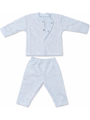 Leona Baby Gökyüzü Esintisi Bebe Mavi Pijama Takımı