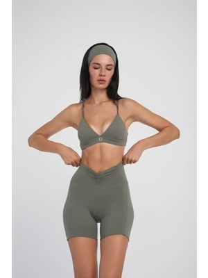 Louren W578 Önü Büzgülü Sporcu Tayt