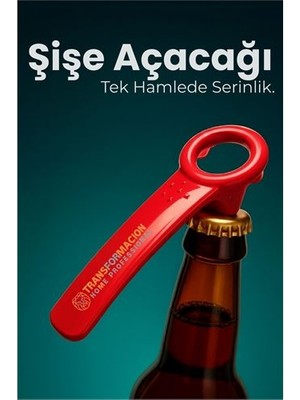 Ergonomik Şişe Açacağı - Gazoz Kola Bira Kapağı Açıcı