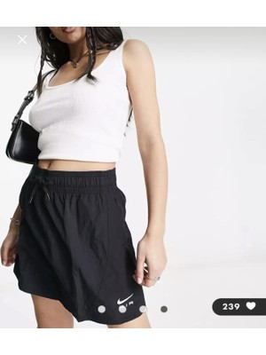 Nike Air Fleece Kadın Siyah Dokuma Etek DV8247-001