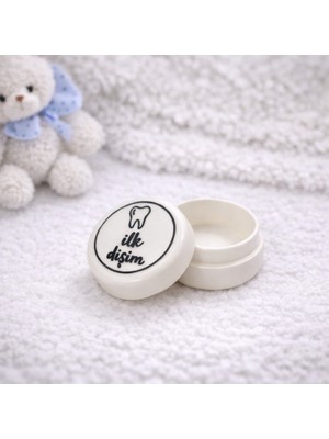 3D Tasarım Plastik Diş Saklama Kutusu Bebek Süt Dişi Erkek & Kız Çocuk Hatıra, Anı Diş Kutusu