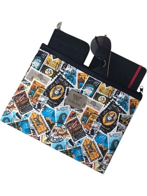 Wallery Bags Fermuarlı, Bileklik Askılı, Çok Amaçlı Çanta El Portföyü & Clutch Çanta