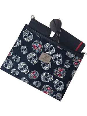 Wallery Bags Fermuarlı, Bileklik Askılı, Çok Amaçlı Çanta El Portföyü & Clutch Çanta